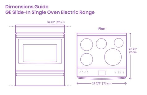 ge stove dimensions